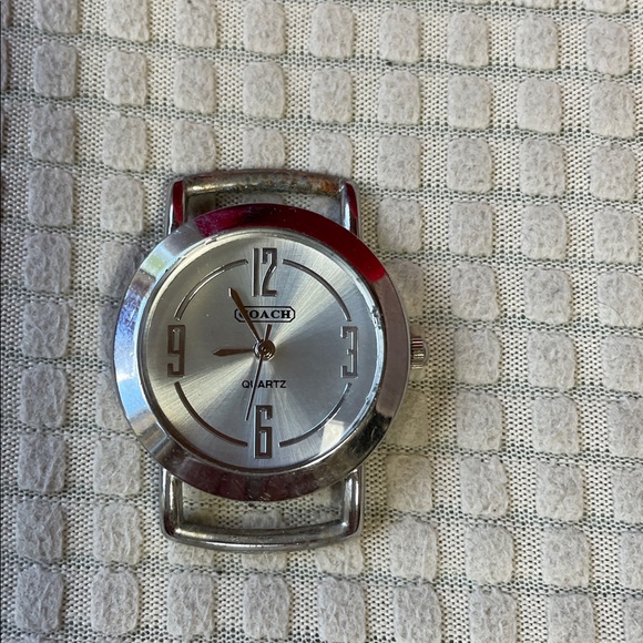 Coach Metallic Silver Watch no Band - Picture 1 of 3
